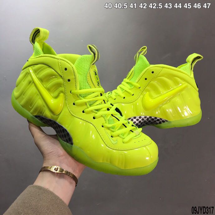 Nike Air Foamposite 1 All Fluorscent Green Shoes